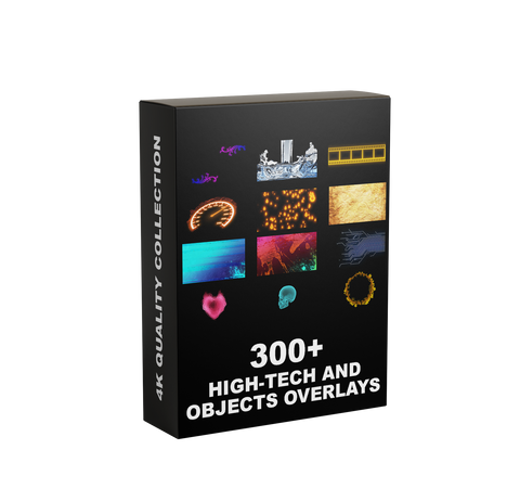 300+ High-Tech and Objects Overlays