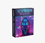 Cyberpunk: The Future. 4k Video Overlays Pack.